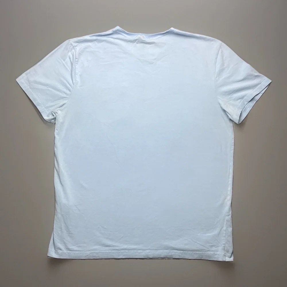 Nautica TShirt Men's Size XL Light Blue Pocket Tee Active Stretch Short Sleeve